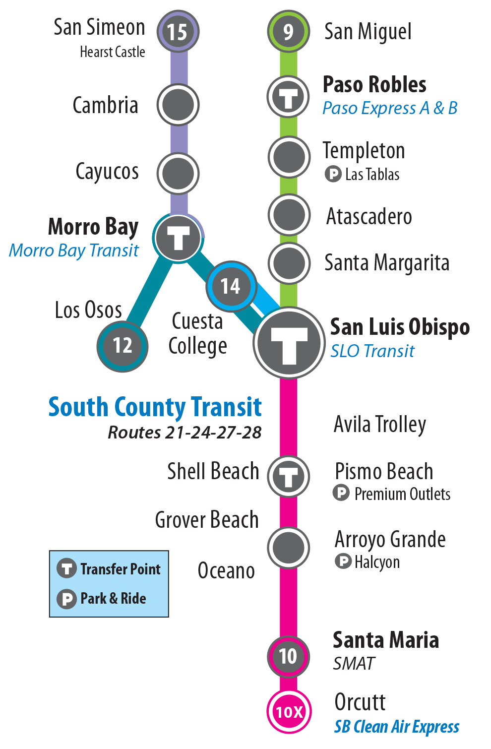Schedules Fares San Luis Obispo Regional Transit Authority